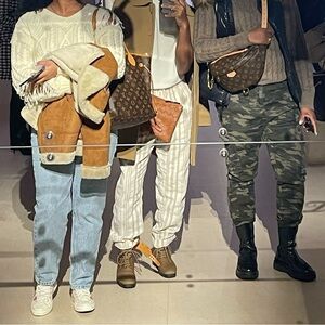 Brown and Tan Shearling Jacket